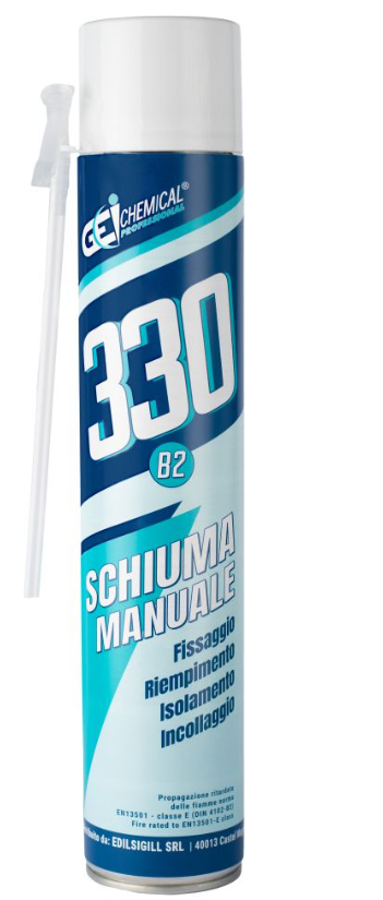 Schiuma poliuretanica manuale GEI 330 B2 750ml