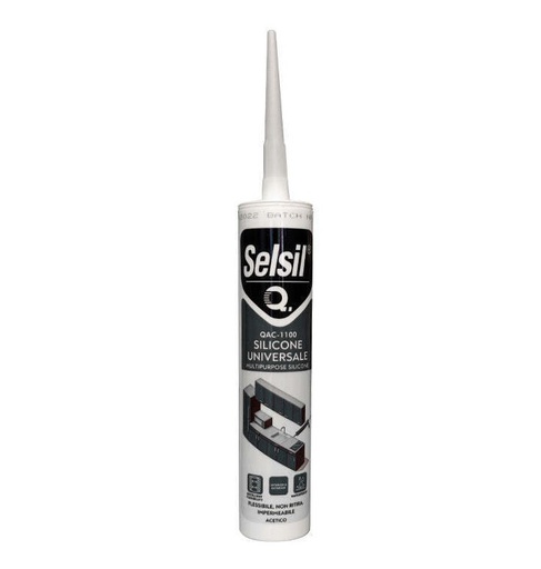 [SAC-100-TRASP] Silicone acetico Plus Trasparente 280ml